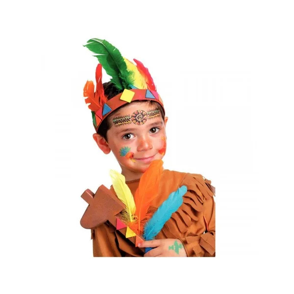 12 Plumes d'Indien 20 cm assorties (25 gr) - OZ International