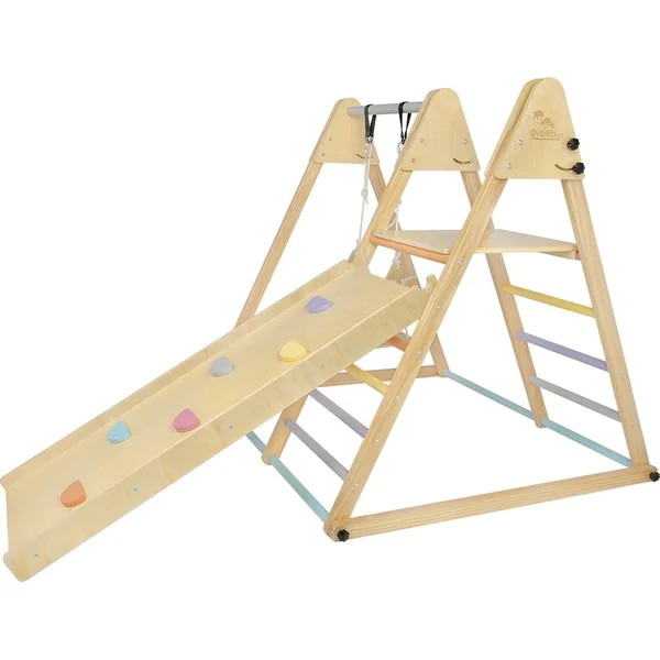 2Kids Toys Ensemble de jeu en bois avec toboggan