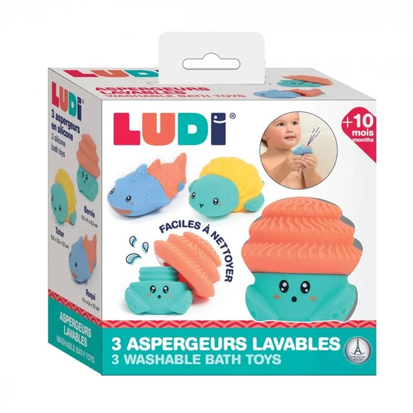 3 Aspergeurs de bain Aqua copains - Ludi