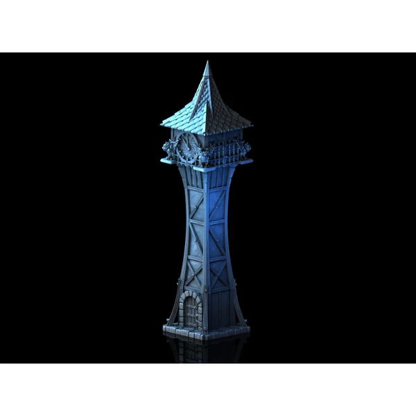 3D4U - Clock Tower - Medieval Town