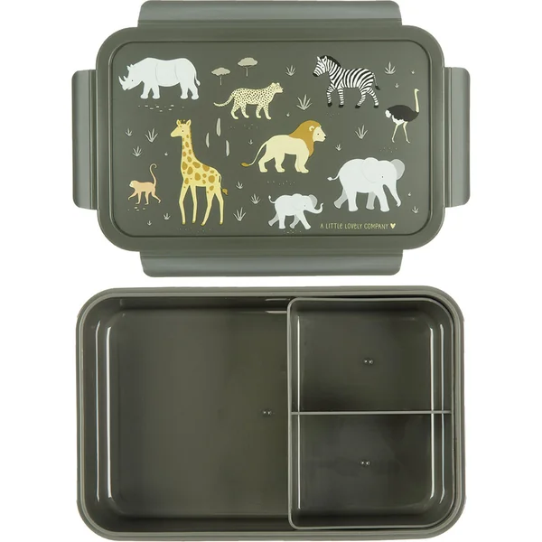 A Little Lovely Company - boîte à déjeuner - animaux de la savane