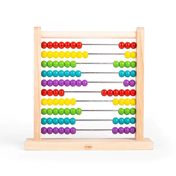 Abacus : Boulier en bois arc-en-ciel