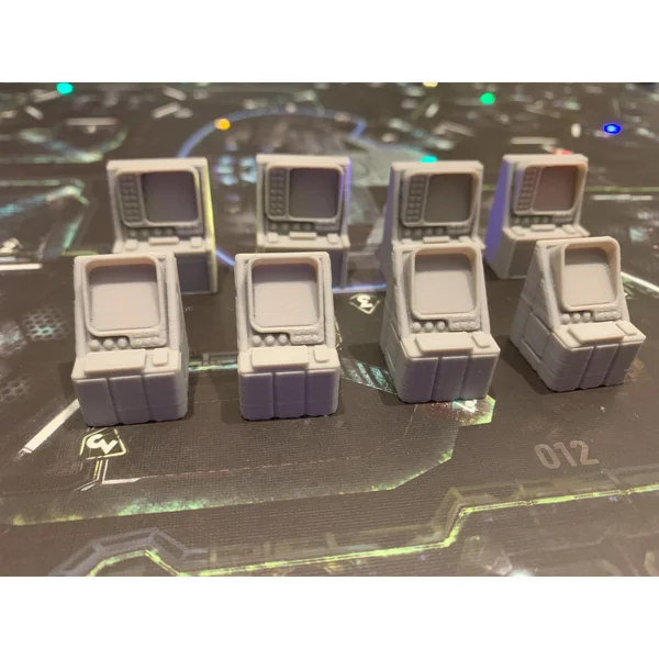 Accessoire pour Nemesis - 8 Ordinateurs 3D