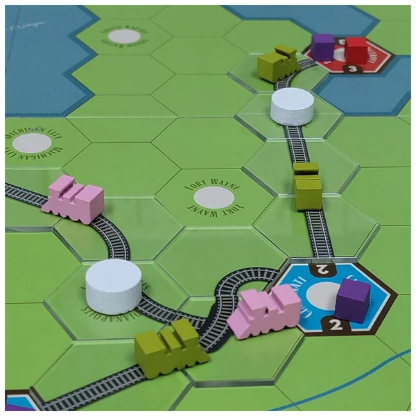 Age of Steam Deluxe: Acrylic Track Tiles
