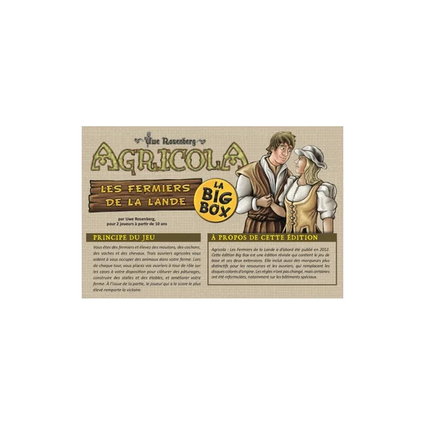 Agricola Big Box 2 Joueurs - Les Fermiers De La Lande