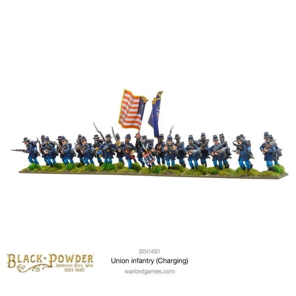 American Civil War - Infantry Regiment Charging