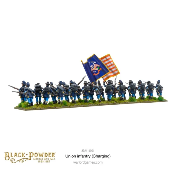American Civil War - Infantry Regiment Charging