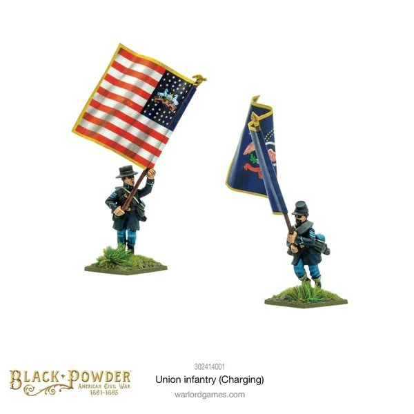 American Civil War - Infantry Regiment Charging