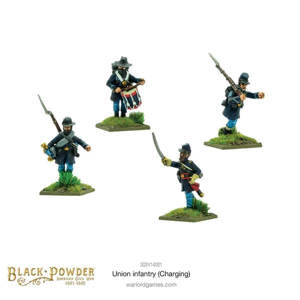 American Civil War - Infantry Regiment Charging