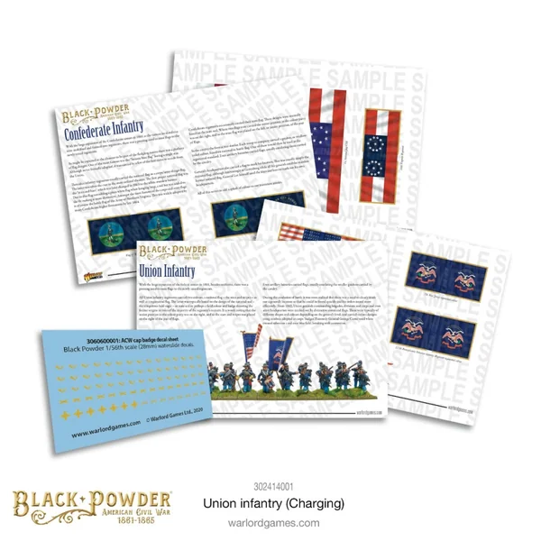 American Civil War - Infantry Regiment Charging