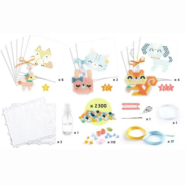 Aqua Box Atelier perles à eau Fourrures - Djeco