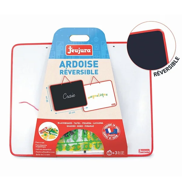 Ardoise reversible 62 x 50 cm - Jeujura