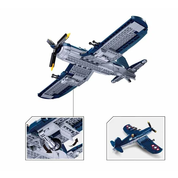 Army WWII : Chasseur F4U 550 pcs - Sluban