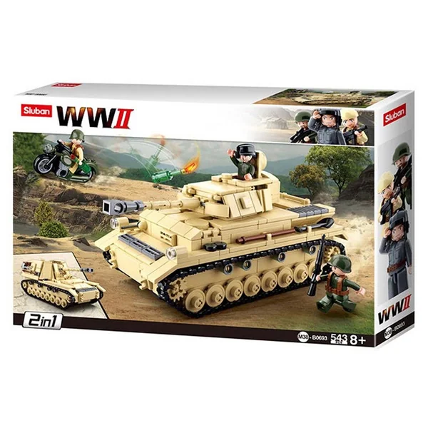 Army WWII : Grand char allemand 543 pcs - Sluban