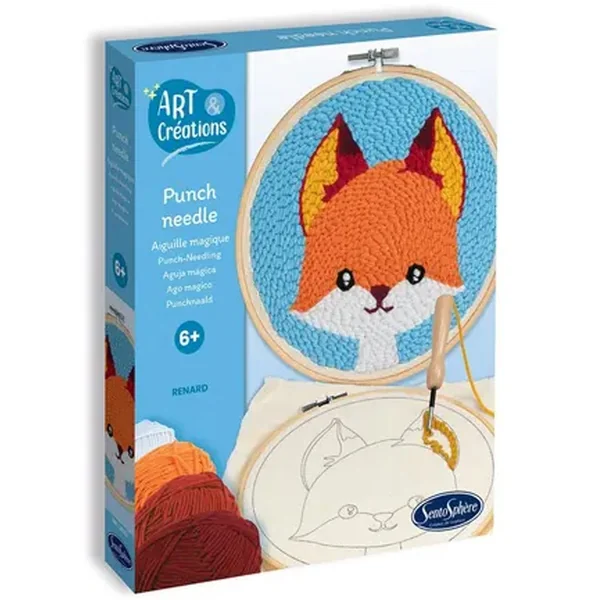 Art & Créations : Punch Needle Renard - Sentosphère