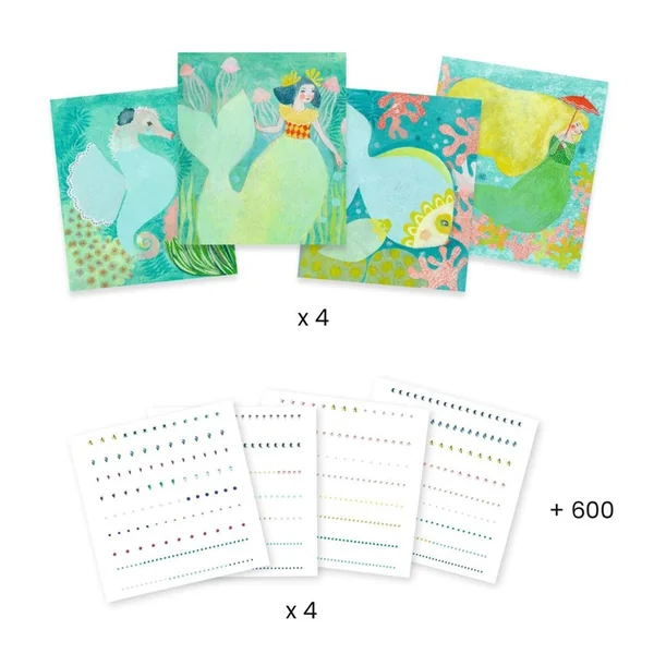 Artistic Strass : Ondes aquatiques - Djeco