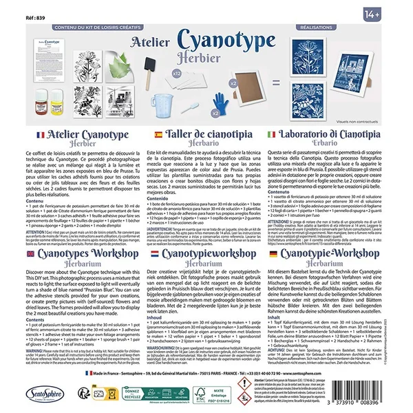Atelier Cyanotype Herbier - Sentosphère