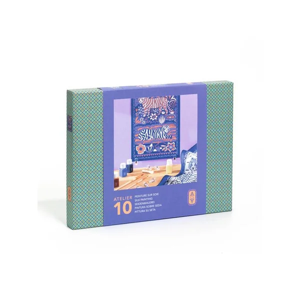 Atelier Grands Augustins 10 : Peinture sur Soie Félins - Djeco