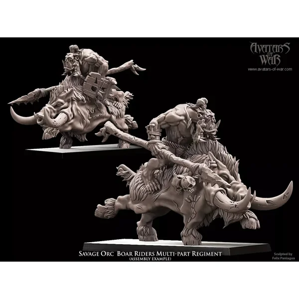 Avatars Of war - Savage Orc Boar Riders Multi-Part Regiment