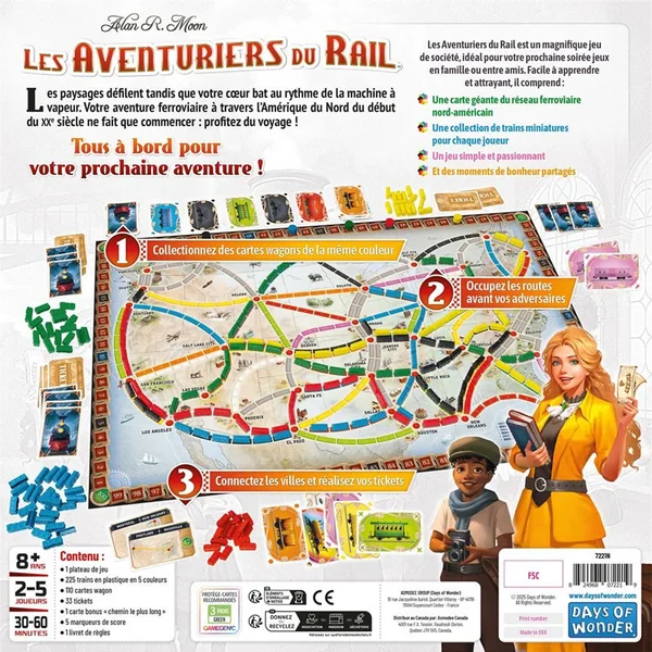 Aventuriers du Rail : USA (2025)