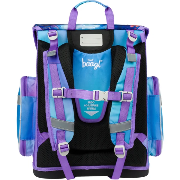 BAAGL ENSEMBLE 3 Ergo Axolotl : cartable, trousse, sac