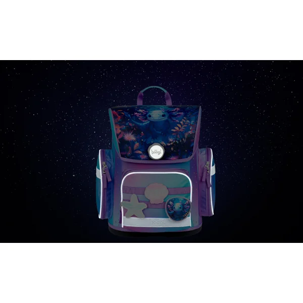 BAAGL ENSEMBLE 3 Ergo Axolotl : cartable, trousse, sac