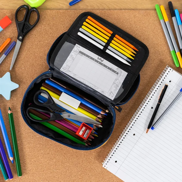 BAAGL Trousse scolaire etui Duo