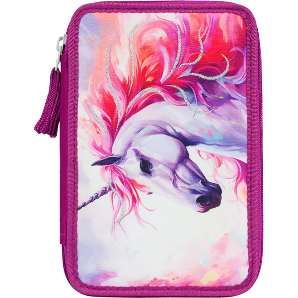 BAAGL Trousse scolaire à trois étages Royaume de la Licorne