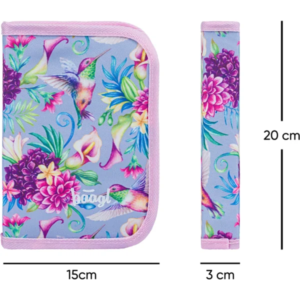 BAAGL Trousse scolaire à un étage Colibri