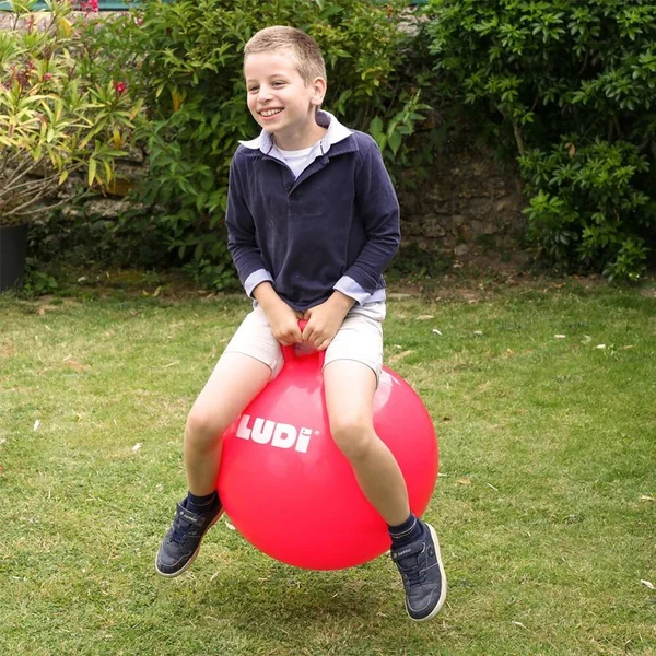 Ballon sauteur XXL rouge - Ludi