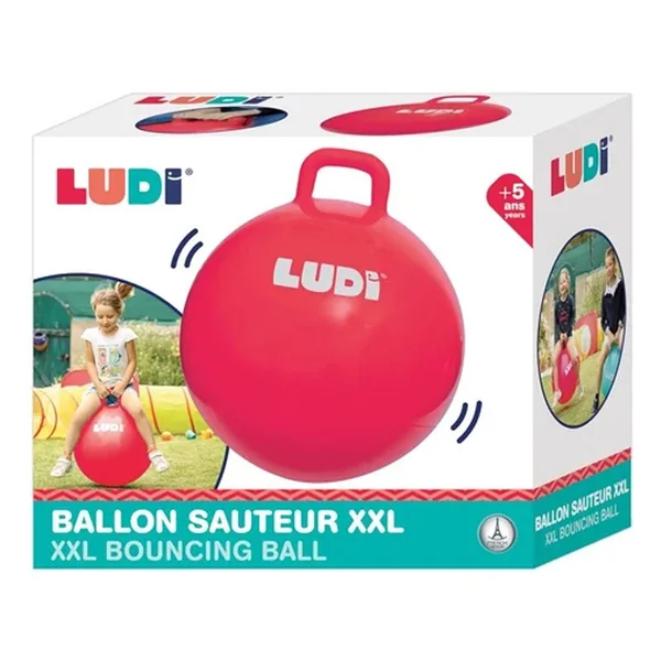 Ballon sauteur XXL rouge - Ludi