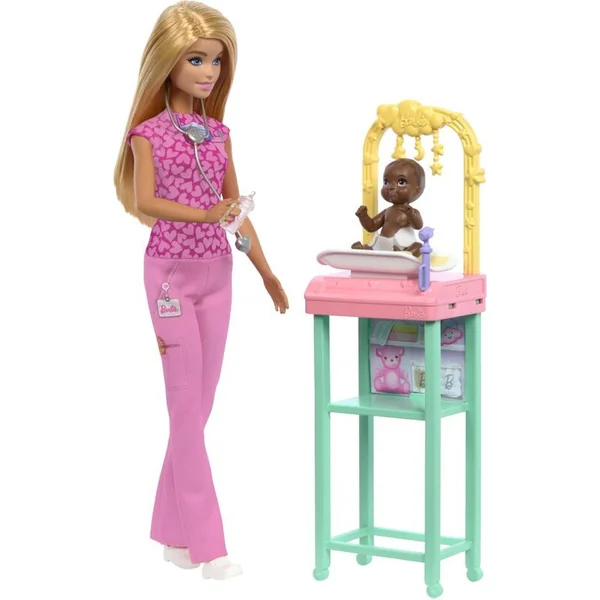 Barbie ensemble de jeu métier - Pédiatre