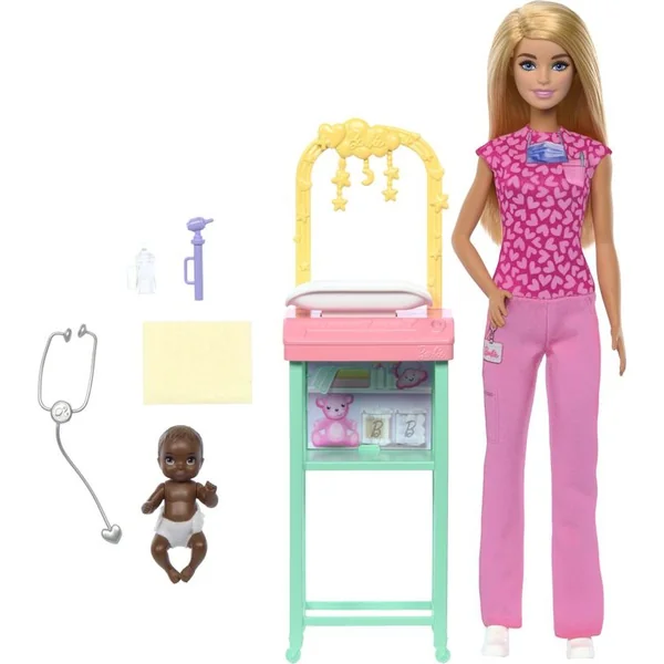 Barbie ensemble de jeu métier - Pédiatre