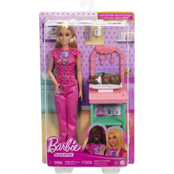 Barbie ensemble de jeu métier - Pédiatre