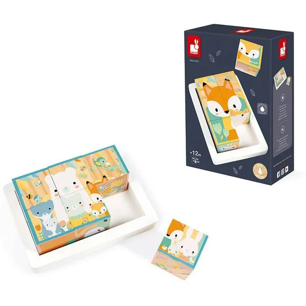 Barquette 6 Cubes Pure - Janod