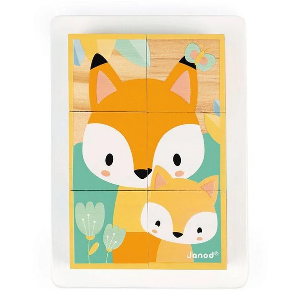 Barquette 6 Cubes Pure - Janod