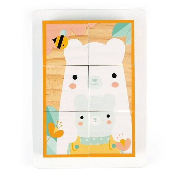 Barquette 6 Cubes Pure - Janod