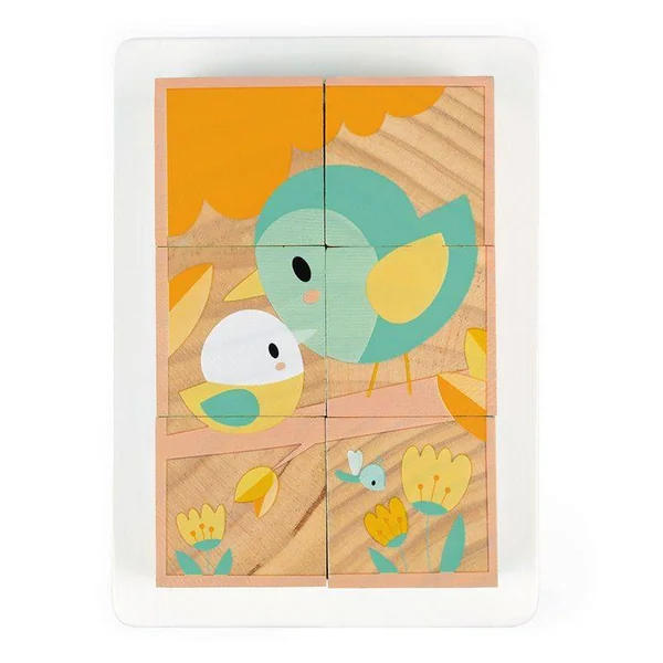 Barquette 6 Cubes Pure - Janod