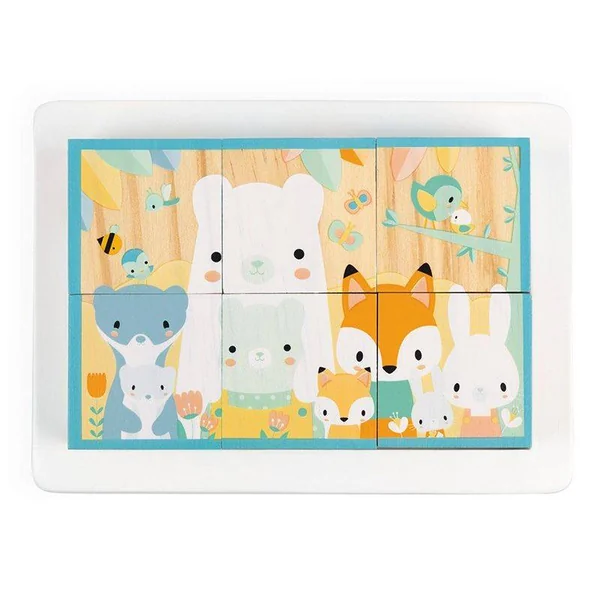 Barquette 6 Cubes Pure - Janod