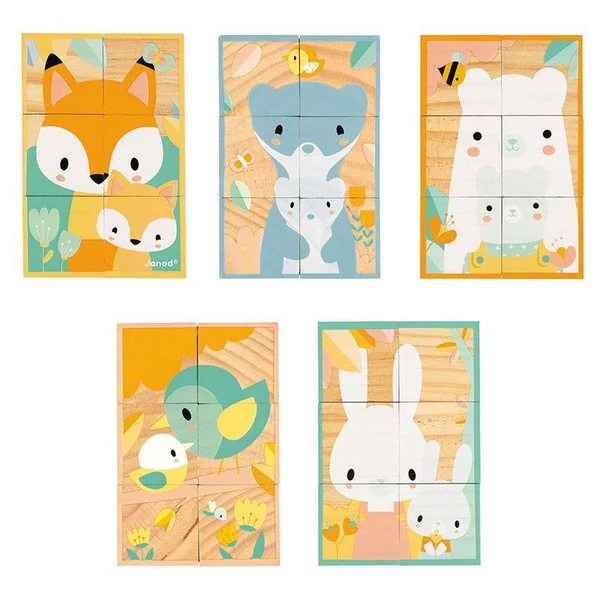 Barquette 6 Cubes Pure - Janod