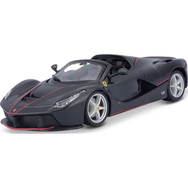 Bburago 1:24 Ferrari Laferrari Aperta Noir Métallique
