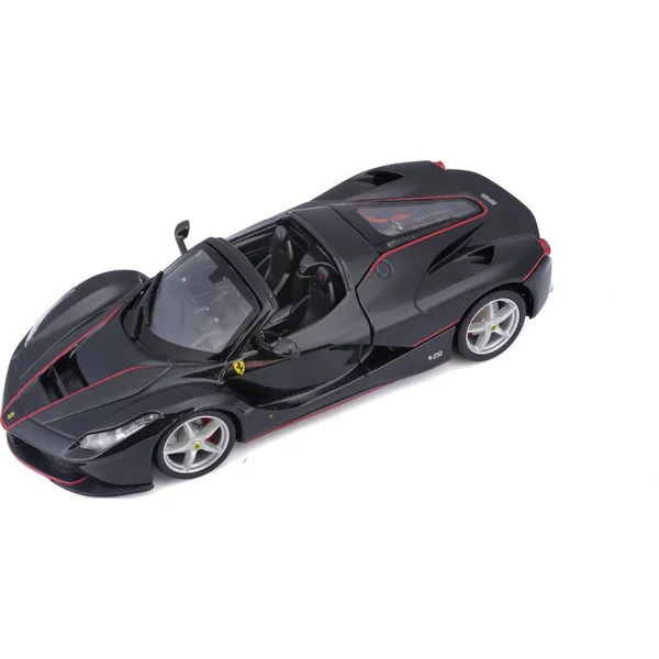 Bburago 1:24 Ferrari Laferrari Aperta Noir Métallique