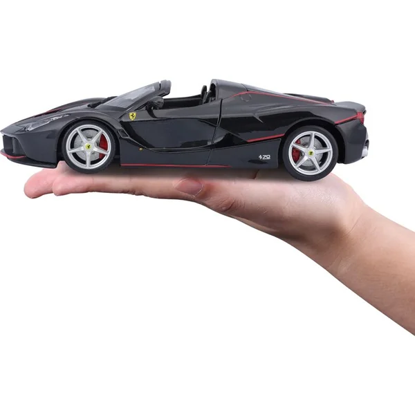 Bburago 1:24 Ferrari Laferrari Aperta Noir Métallique