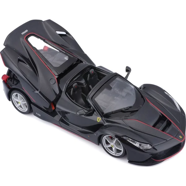 Bburago 1:24 Ferrari Laferrari Aperta Noir Métallique