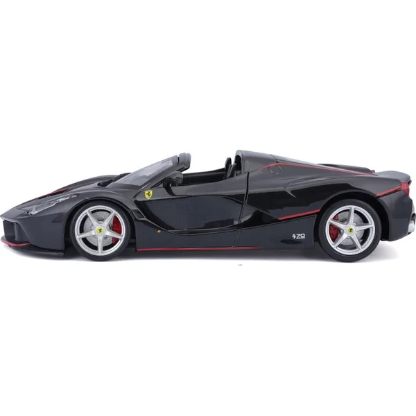 Bburago 1:24 Ferrari Laferrari Aperta Noir Métallique