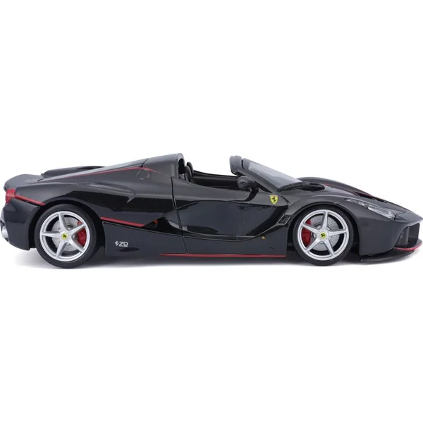 Bburago 1:24 Ferrari Laferrari Aperta Noir Métallique