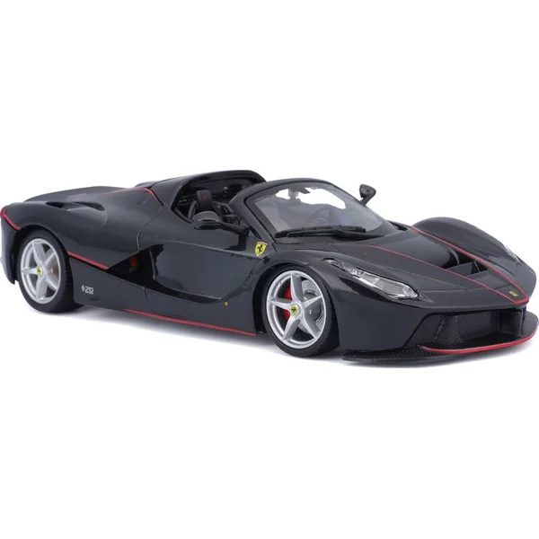 Bburago 1:24 Ferrari Laferrari Aperta Noir Métallique