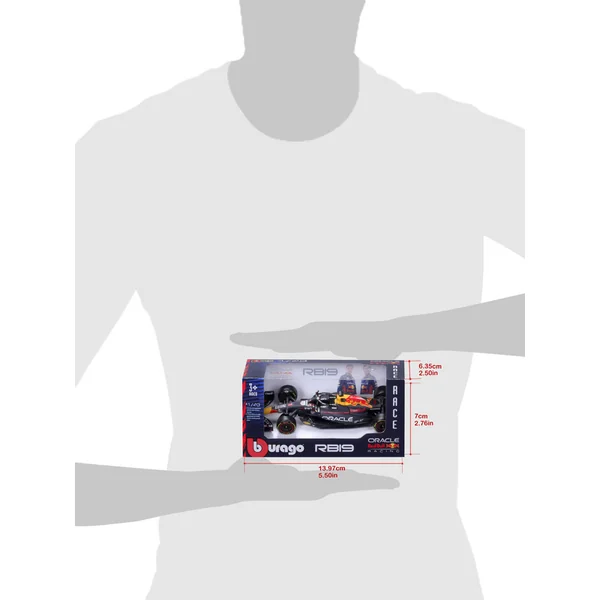 Bburago 1:43 RACE Formule F1 - Red Bull Racing RB20 (2024) #1 (Max Verstappen)