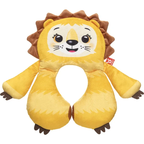 BENBAT Coussin de cou avec appui-tête, lion Amadeus 1-4 ans