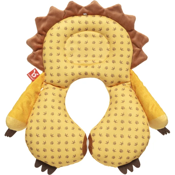 BENBAT Coussin de cou avec appui-tête, lion Amadeus 1-4 ans